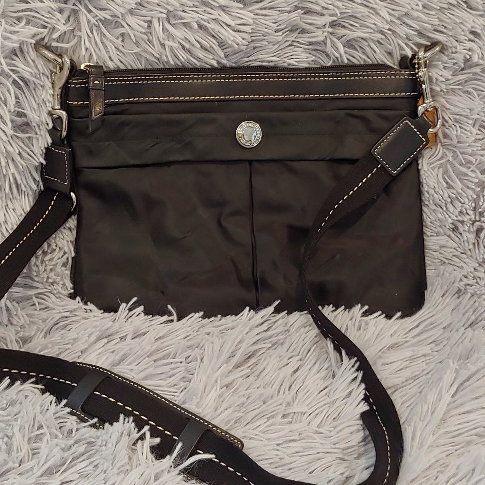 Coach small sateen crossbody
